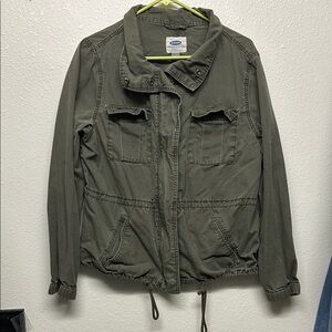 Old Navy Khaki Utility Jacket